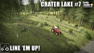 Clearing Trees, Selling Wool & Silage Bales Crater Lake #7 Farming Simulator 19 Timelapse