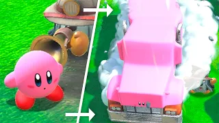 Kirby, but Getting Hit Randomizes Kirby..