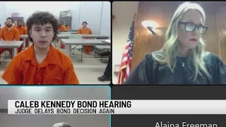 Judge delays bond decision for Caleb Kennedy