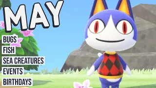 Animal Crossing New Horizons Guide to MAY! Bugs, Fish, Events and More! (Northern Hemisphere)