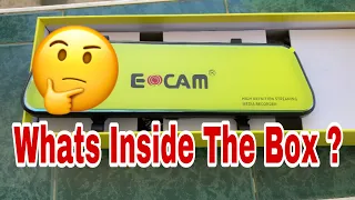 Whats inside the box | Unboxing | ECAM Dashcam | full screen with rear Camera