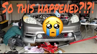 Timing chain cover gasket job gone wrong - Toyota 2zz