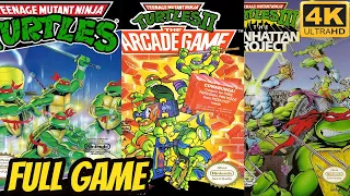 Teenage Mutant Ninja Turtles TRILOGY COLLECTION [NES] Longplay Walkthrough Full Movie Game [4K60ᶠᵖˢ]