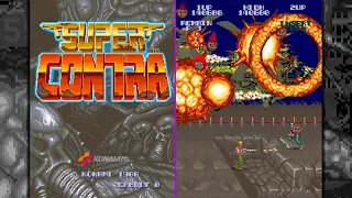 Super Contra Longplay (Arcade) [QHD]