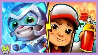 Том Погоня Героев vs Subway Surfers.Новые Костюмы против Новых Героев.Кто Круче