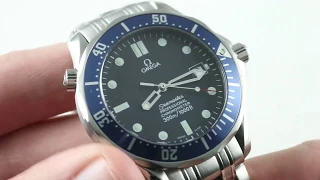Omega Seamaster Diver 300m JAMES BOND 007 (2531.80.00 Professional) Luxury Watch Review
