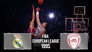 Real Madrid vs Olympiakos | FINAL | Classic Full Game - FIBA European League 1995