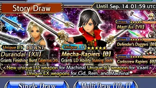 DFFOO Global: Machina returns to DFFOO with his LD Weapon! The Chase is On!