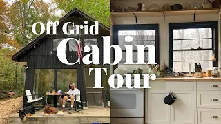 Off Grid Cabin Tour | Tiny House in the Woods