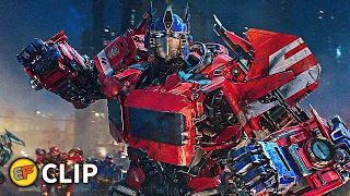 Optimus Prime vs Decepticons - Flashback Scene | Bumblebee (2018) Movie Clip HD 4K