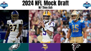 FULL 2024 NFL Mock Draft | Jayden Daniels FALLS! (W/ Theo Ash)