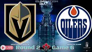 🏒Knights Battle Oilers in High-Stakes Playoff Game 6: Watch Live Coverage Now! 📺