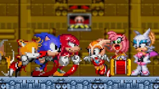 Sonic 2 Team VS Amy Rose Team