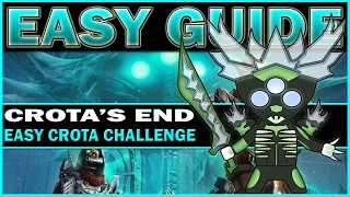 Destiny | EASY RAID GUIDE! Crota's End Raid - CROTA CHALLENGE EASY! (AGE OF TRIUMPH)