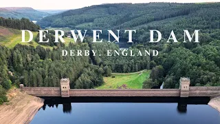 Derwent Valley Dam Cinematic Drone video, Derby, England