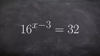 Solving exponential equation the easy way one to one properties