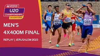 GB dominance! Men's 4x400m relay final | Jerusalem 2023