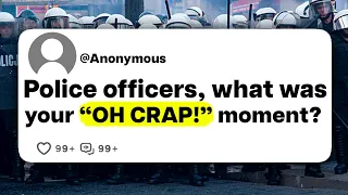 Police officers, what was your "OH CRAP!" moment?