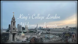 KCL Welcome Week 的活動真的太豐富啦！｜King's College London｜Digital Marketing｜KCL Vlog｜Covent Garden
