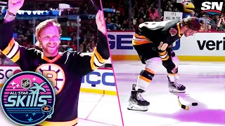 David Pastrnak's HAPPY GILMORE Goal at 2023 NHL All-Star Skills