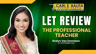 CBRC LET Lecture: The Professional Teacher | Vea Damasco