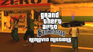 GTA San Andreas Removed Missions