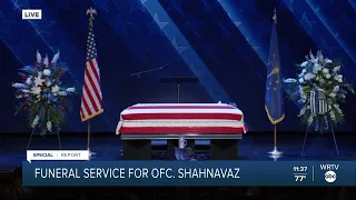 Funeral services for fallen Elwood police Officer Noah Shahnavaz