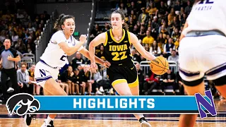 Iowa at Northwestern | Highlights | Big Ten Women's Basketball | Jan. 31, 2024