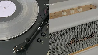 [HAUL] Marshall Stanmore II Unboxing | Turntable Denon DP-300F | Baek Yerin,  Billy Eilish Lp