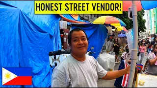MOST HONEST Street Vendor In Manila! 🇵🇭
