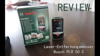 Review: BOSCH Laser-Entfernungsmesser PLR 50 C mit Bluetooth