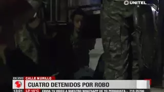 GACIP PATRULLAJE RUTINARIO cuatro detenidos por robo