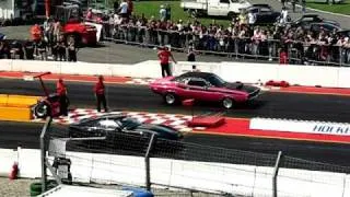 Street Eliminator Hockenheim 2010 - 1970 Dodge Challenger vs. Corvette C4