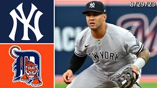 New York Yankees @ Detroit Tigers | Game Highlights | 8/29/23