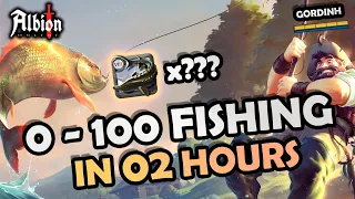 FASTEST WAY TO SPEC FISHING (0 - 100): Costs and Fish Amount | Gordinh - ALBION ONLINE