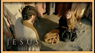 Edissa é curada após tocar nas vestes de Jesus | NOVELA JESUS