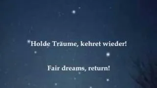 Schubert - "Nacht und Träume"  Fischer-Dieskau, Moore