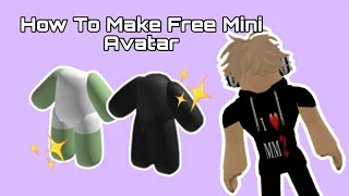 •|| How To Make Free Mini Avatar 🌟❤||• (Roblox Tutorial) @JoshTuxies