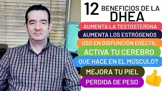 12 BENEFICIOS DE LA DHEA AUMENTA LA TESTOSTERONA Y ESTRÓGENOS MEJORA DISFUNCIÓN ERÉCTIL