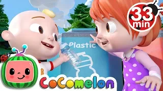 The Clean Up Trash Song + More Nursery Rhymes & Kids Songs - CoComelon