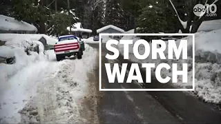 Storm Watch | Snow stacked 5 feet in Northern California communities