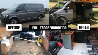 Volkswagen 4x4 Camper Conversion Build Start to Finish