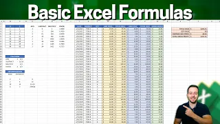 Basic Excel Formulas | Add, Subtract, Multiply, Divide | Fractions and Exponentiation