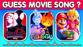Guess The Movie by their Song | The little Mermaid, Spider-Man, Super Mario Bros. Movie, Elemental