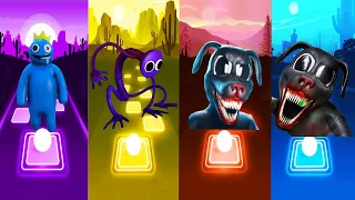 Rainbow Friends vs Cartoon Dog | Tiles Hop