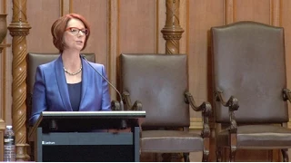 Towards Universal Education presented by Professor Julia Gillard
