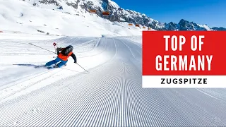 ZUGSPITZE SKIFAHREN auf dem Zugspitzplatt | Skiing Top of Germany / Grainau