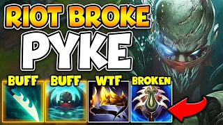 RIOT JUST OVER BUFFED LETHALITY PYKE AND IT'S 100% BROKEN! (ONE SHOT EVERYTHING)