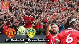 Bruno Fernandes dan Pogba On Fire, MU kalahkan Leeds 5-1