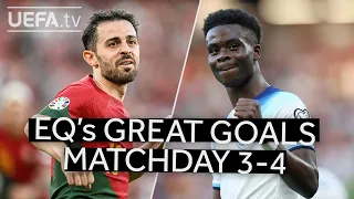BERNARDO, SAKA | EURO Qualifiers GREAT GOALS, Matchday 3-4